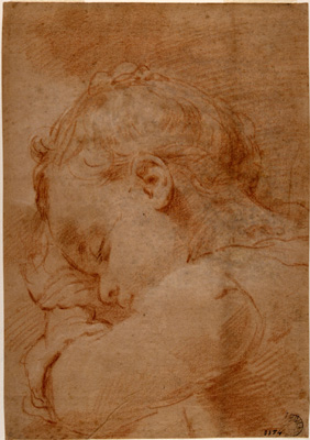 Gandolfi Ubaldo-Ritratto d'infante dormiente